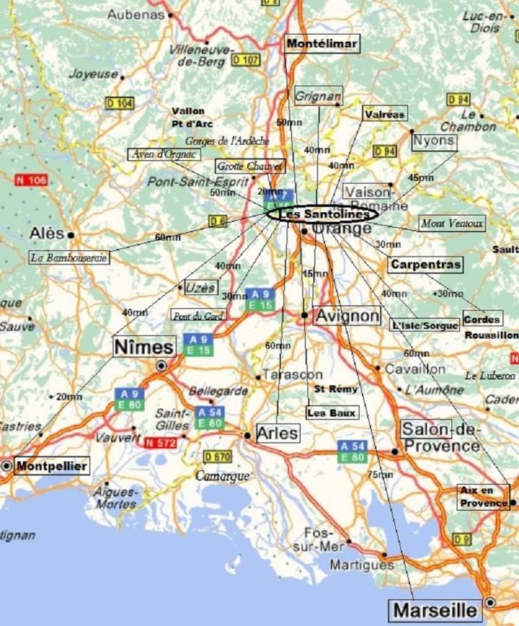 Santolines En Provence Bed & Breakfast Piolenc Екстериор снимка